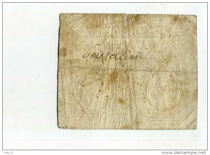 - FRANCE .ASSIGNAT DE 10 SOUS  . 1792 . - Assignats & Mandats Territoriaux