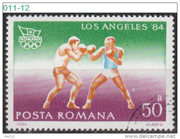 ROMANIA, 1984, 23nd Summer Olympic Games, Los Angeles, Cancelled (o), Sc. 3202 - Gebraucht