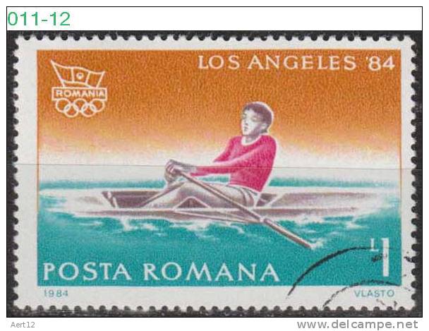 ROMANIA, 1984, 23nd Summer Olympic Games, Los Angeles, Cancelled (o), Sc. 3203 - Usati