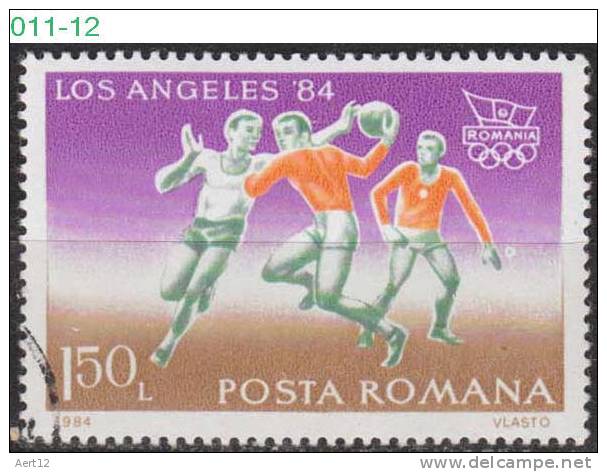 ROMANIA, 1984, 23nd Summer Olympic Games, Los Angeles, Cancelled (o), Sc. 3204 - Gebraucht