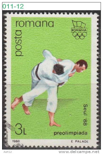 ROMANIA, 1988, 24 Nd Summer Olympic Games, Seoul, Cancelled (o), Sc. 3515 - Used Stamps