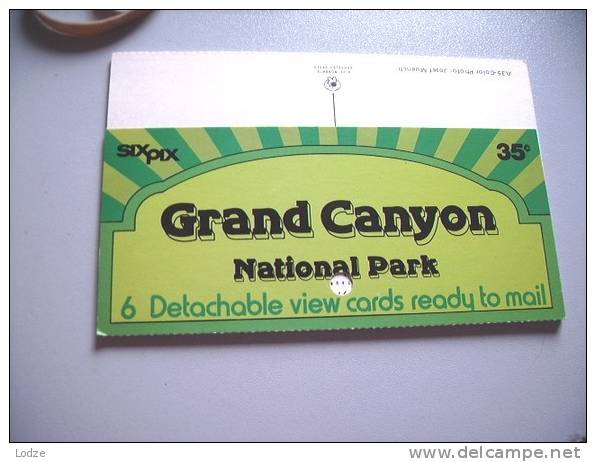 Amerika America USA United States AR Grand Canyon 6 Postcards - Grand Canyon