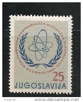 YUGOSLAVIE - ENERGIE NUCLEAIRE CONFERENCE - Yvert # 842 - MINT LH - Atomo