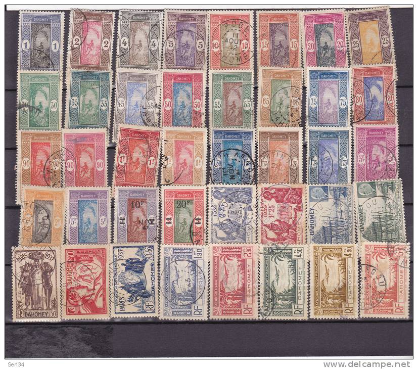 DAHOMEY : Lot De 80 Timbres Oblitérés Et Neufs * : Y&T : - Autres & Non Classés