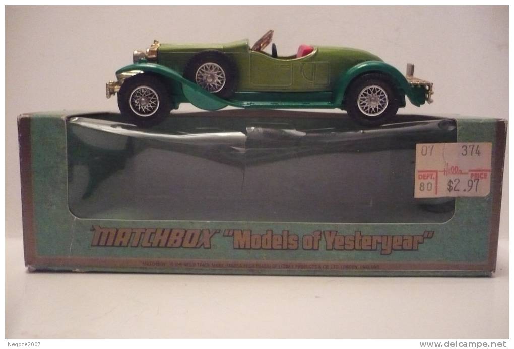 MATCHBOX  Y14 :  STUTZ  BEARCAT  1931 - Matchbox