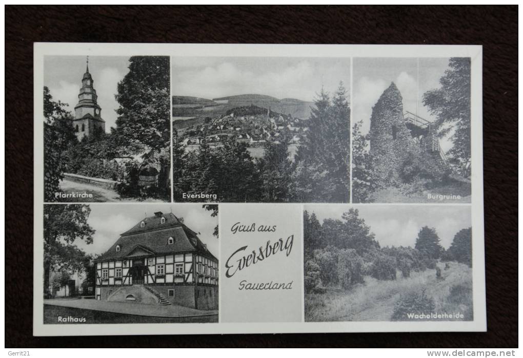 5778 MESCHEDE - EVERSBERG, Gasthof Anton Dröge..... - Meschede