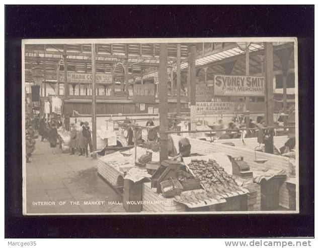 Interior Of The Market Hall Wolverhampton édit.piper Series , Marché Au Poisson - Wolverhampton