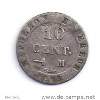 NAPOLEON  - 10 C  1808 M - - 10 Centimes