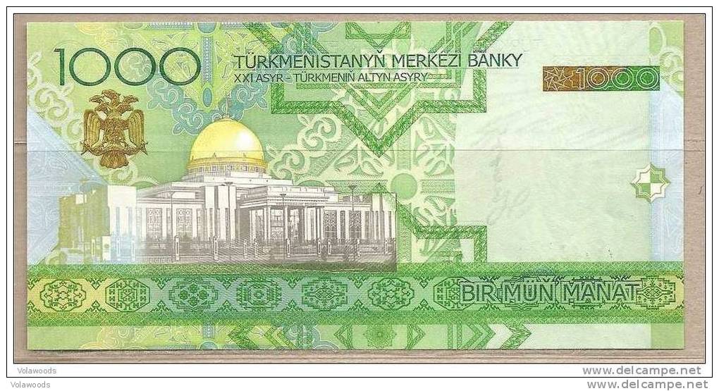 Turkmenistan - Banconota Non Circolata Da 1000 Manat - 2005 - Turkmenistan