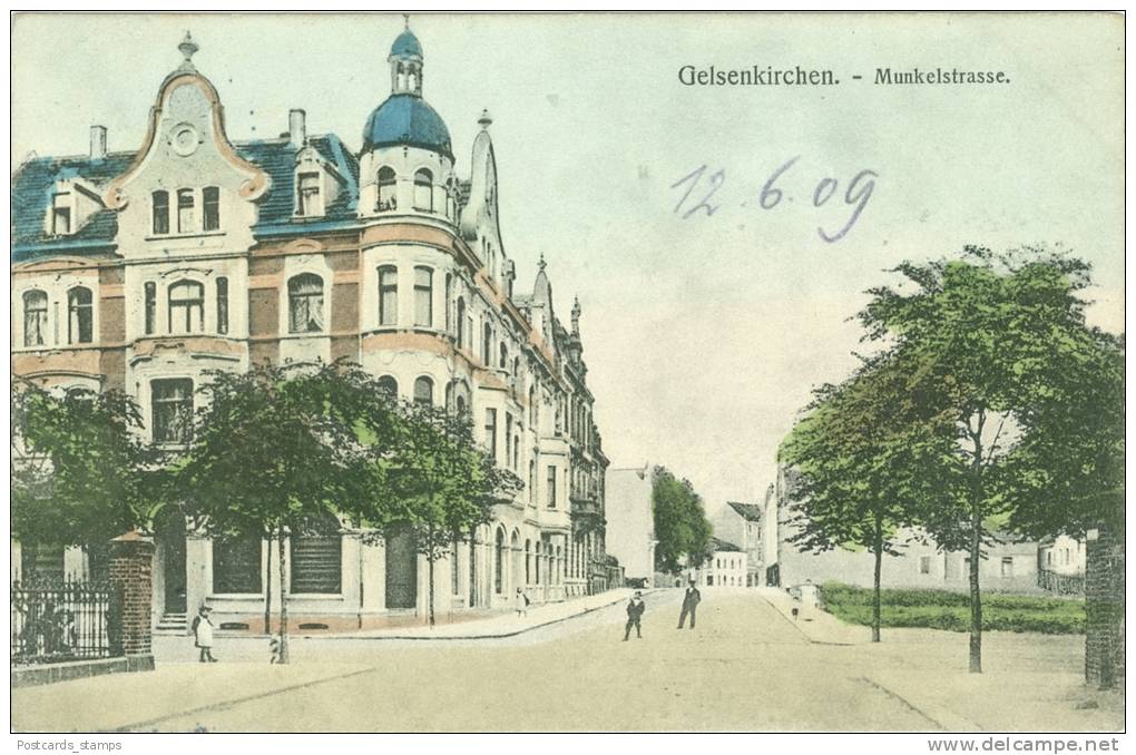 Gelsenkirchen, Munkelstrasse, 1909 - Gelsenkirchen