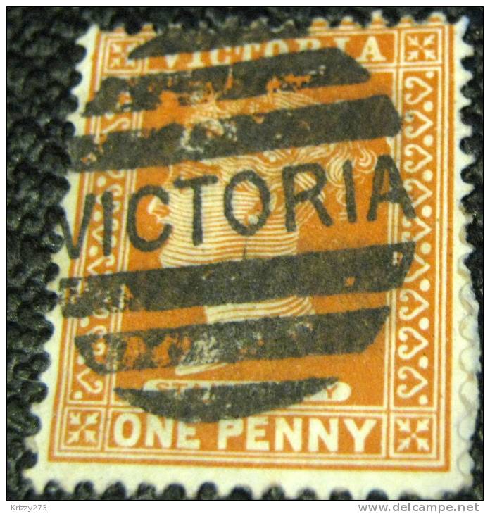 Victoria 1890 Queen Victoria 1d - Used - Used Stamps