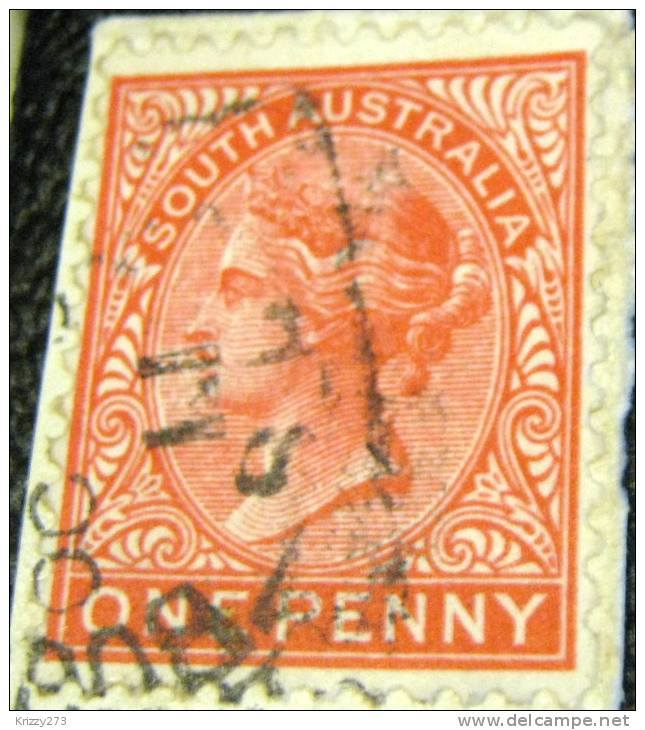 South Australia 1868 Queen Victoria 1d - Used - Used Stamps
