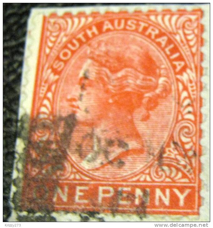 South Australia 1868 Queen Victoria 1d - Used - Usados