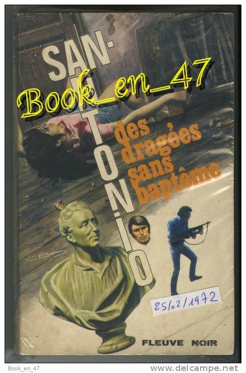 {74339} San-Antonio , Des Dragées Sans Baptême . 25/02/1972 , C Bren . " En Baisse " - San Antonio