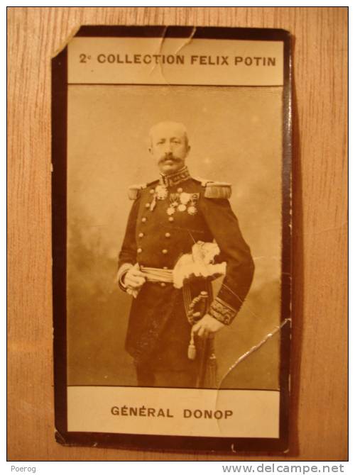 2ème COLLECTION FELIX POTIN - GENERAL DONOP - IMAGE / PHOTO - Militaire Militaria - Raoul Marie Donop - Félix Potin