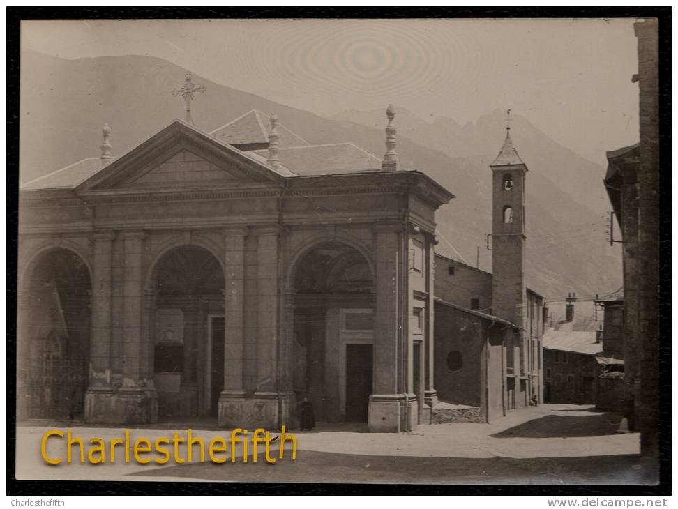 VERS 1930 - VIEILLE PHOTO - HAUTE SAVOIE - EGLISE DE ST JEAN DE MAURIENNE - Format 16 X 12 Cm - Autres & Non Classés