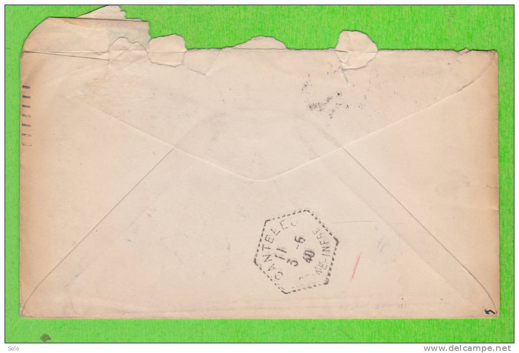 Sur Env. PAR AVION - ETATS UNIS (Pasadena) - 7 Timbres + Cachet Hexagonal CANTELEU Seine Inférieur - FRANCE) - Storia Postale