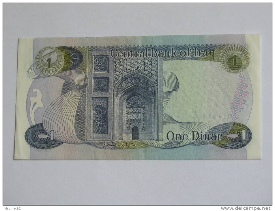 1 One Dinar - IRAQ- Central Bank Of Irak - Iraq