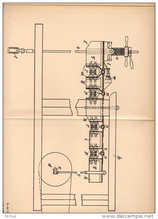 Original Patentschrift - J. Koster In Heerlen , 1905 , Bohrschwengel Für Tiefbohrer !!! - Macchine