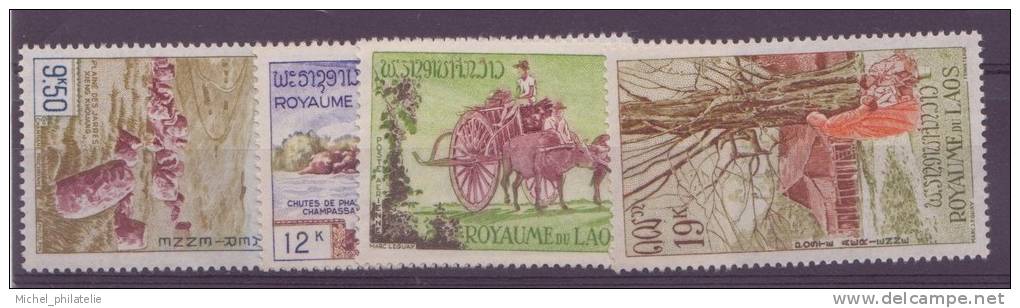 Laos N° 35 à 38 ** PAR AVION  Neuf Sans Charniere - Laos