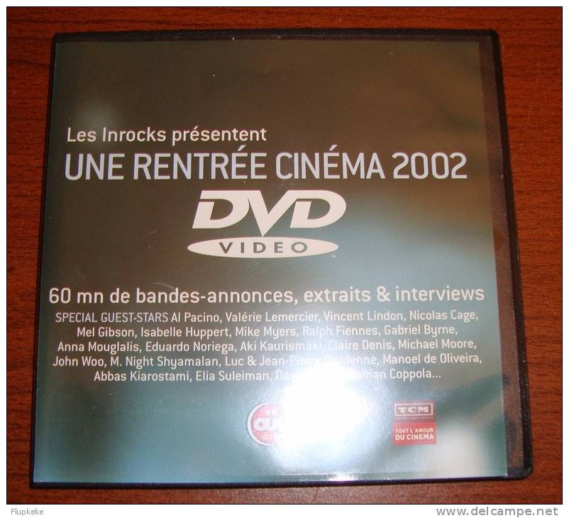 Dvd Promotionnel Rentrée Cinéma 2002 Les Inrockuptibles - Autres & Non Classés