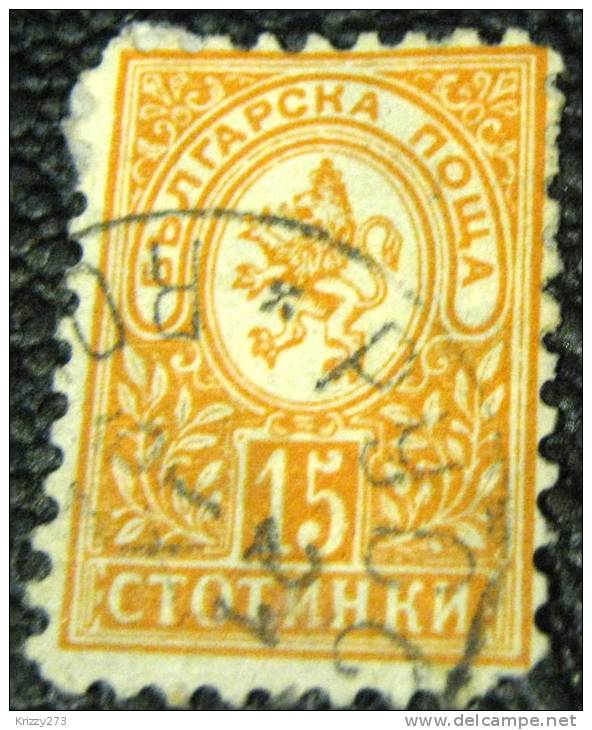 Bulgaria 1889 Lion 15s - Used - Oblitérés