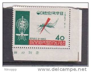 Korea South 1962 Malaria ERadication MNH - Contre La Faim