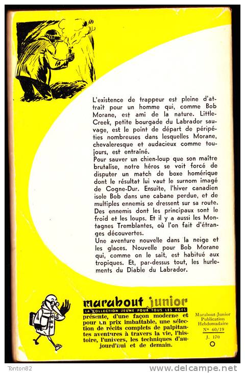 Bob Morane - Le Diable Du Labrador - Henri Vernes - Marabout Junior  N° 170 - Marabout Junior