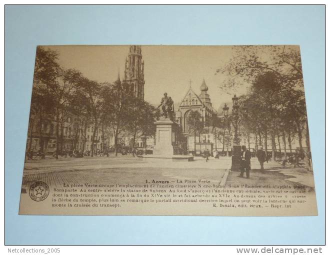 ANVERS - ANTWERPEN - LA PLACE VERTE - BELGIQUE - Antwerpen