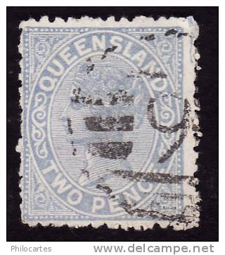 QUEENSLAND  1883-92  -  YT   52  -  Victoria  -  Oblitéré - Usados