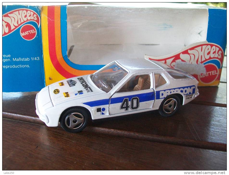 HOT WHEELS - PORSCHE 924 Avec Sa  Boite Scala 1/43 - Hot Wheels