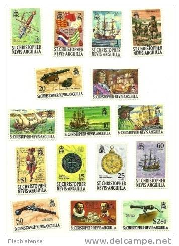 1970 - Saint Christopher Nevis E Anguilla 220/35 Ordinaria^ - St.Kitts En Nevis ( 1983-...)