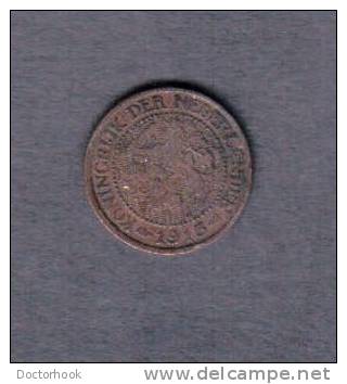 NETHERLANDS    2 1/2  CENT  1913 (KM # 150) - 2.5 Centavos