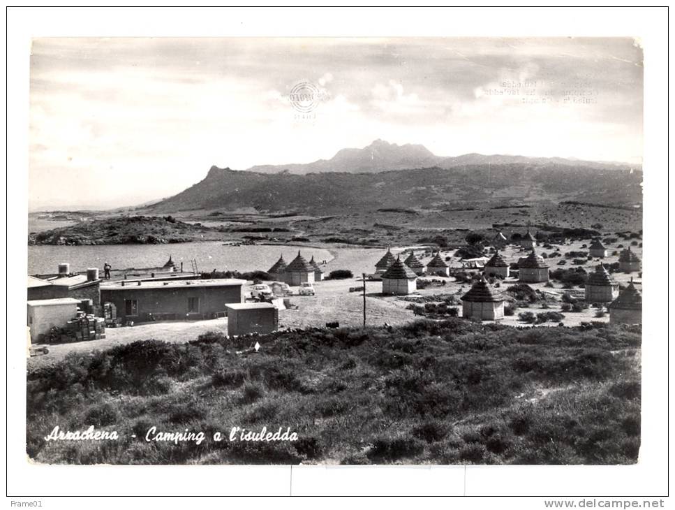 Postcard Used 1964 Arzachena, Camping A L'Isuledda - Sonstige & Ohne Zuordnung