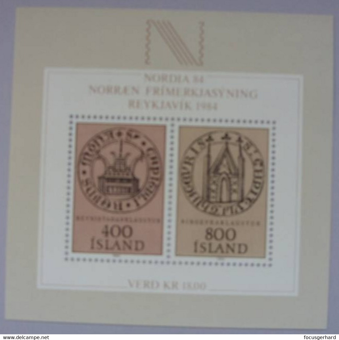 Island Nordia 84   1982   ** - Neufs