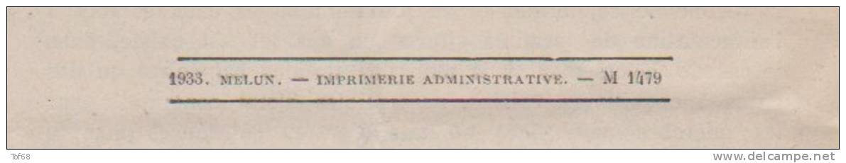 1933 Instructions Générales Relatives à L'assainissement Des Villes - Decrees & Laws