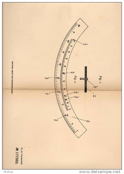 Original Patentschrift - C. Staudenmaier In Cannstadt - Stuttgart , 1905 , Briefwaage , Waage !!! - Pesacartas