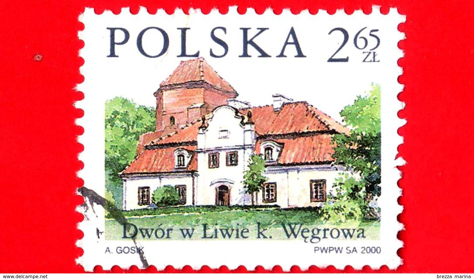 POLONIA - Usato - 2000 - Case Di Campagna - Architettura - Liwia, Wegrow - 2.65 - Gebraucht