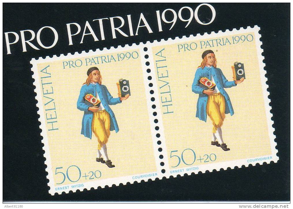 SUISSE Pro Pratria 1990 N°c1344 - Carnets