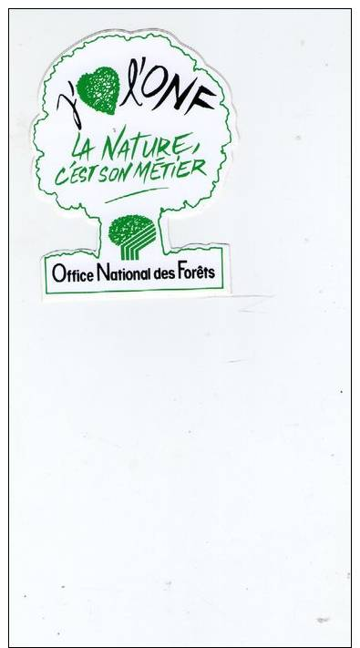 AUTOCOLLANT:OFFICE NATIONAL DES FORÊTS. - Autocollants