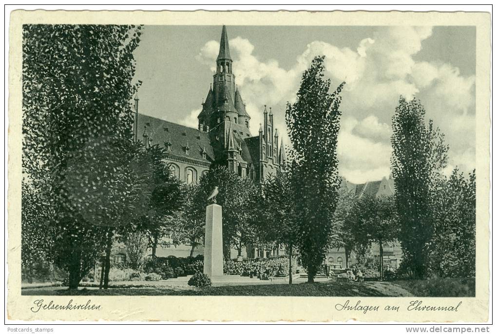 Gelsenkirchen, Anlagen Am Ehrenmal, 1943 - Gelsenkirchen