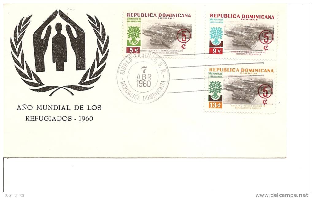 Réfugiés ( FDC De Dominicaine De 1960 à Voir) - Réfugiés