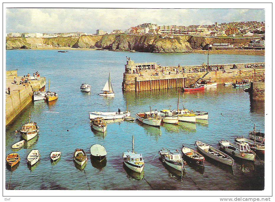 NEWQUAY, Cornwall, GB: Looking Over The Harbour ; Fishing Boats; TTB ! - Newquay