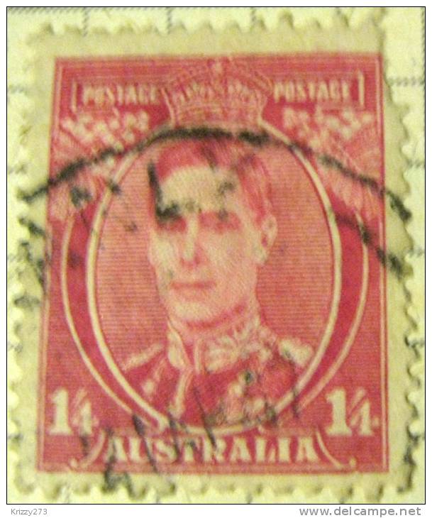 Australia 1937 King George VI 1s 4d - Used - Usati