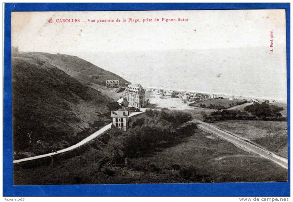 50 CAROLLES VUE GENERALE DE LA PLAGE PRISE DU PIGNON-BUTOR - Autres & Non Classés