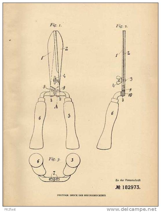 Original Patentschrift - G. Weber In Hahnerberg Und Küllenhahn B. Elberfeld , 1906 , Heckenschere , Wuppertal - Antike Werkzeuge