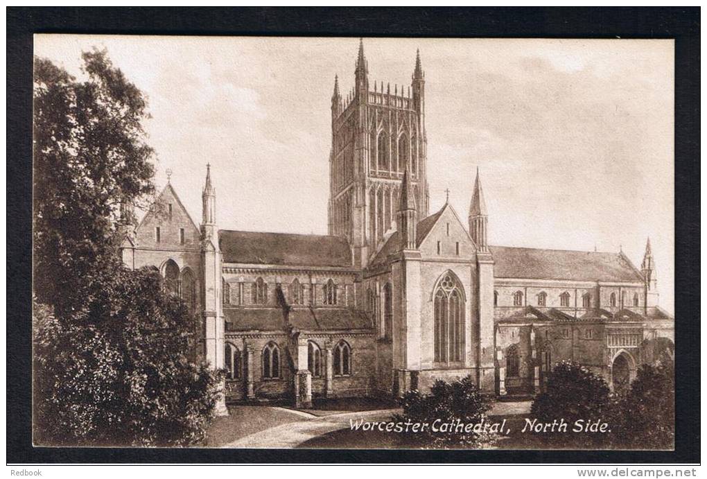 RB 877 - Early Postcard Worcester Cathedral  North Side Worcestershire - Other & Unclassified