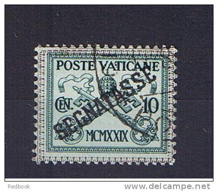 RB 877 - Vatican City Italy - 1931 Postage Due 10c Fine Used Stamp - SG D16 - Postage Due