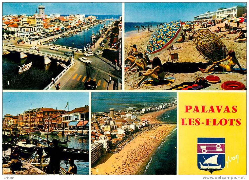 PALAVAS LES FLOTS CARTE MULTIVUES - Palavas Les Flots