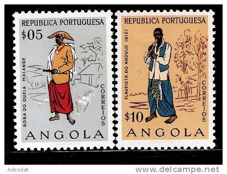 ANGOLA 1957 SCOTT 395-396 MNH VALUE US $ 0.40 - Angola